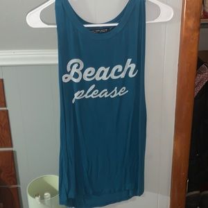 Small beach please tank